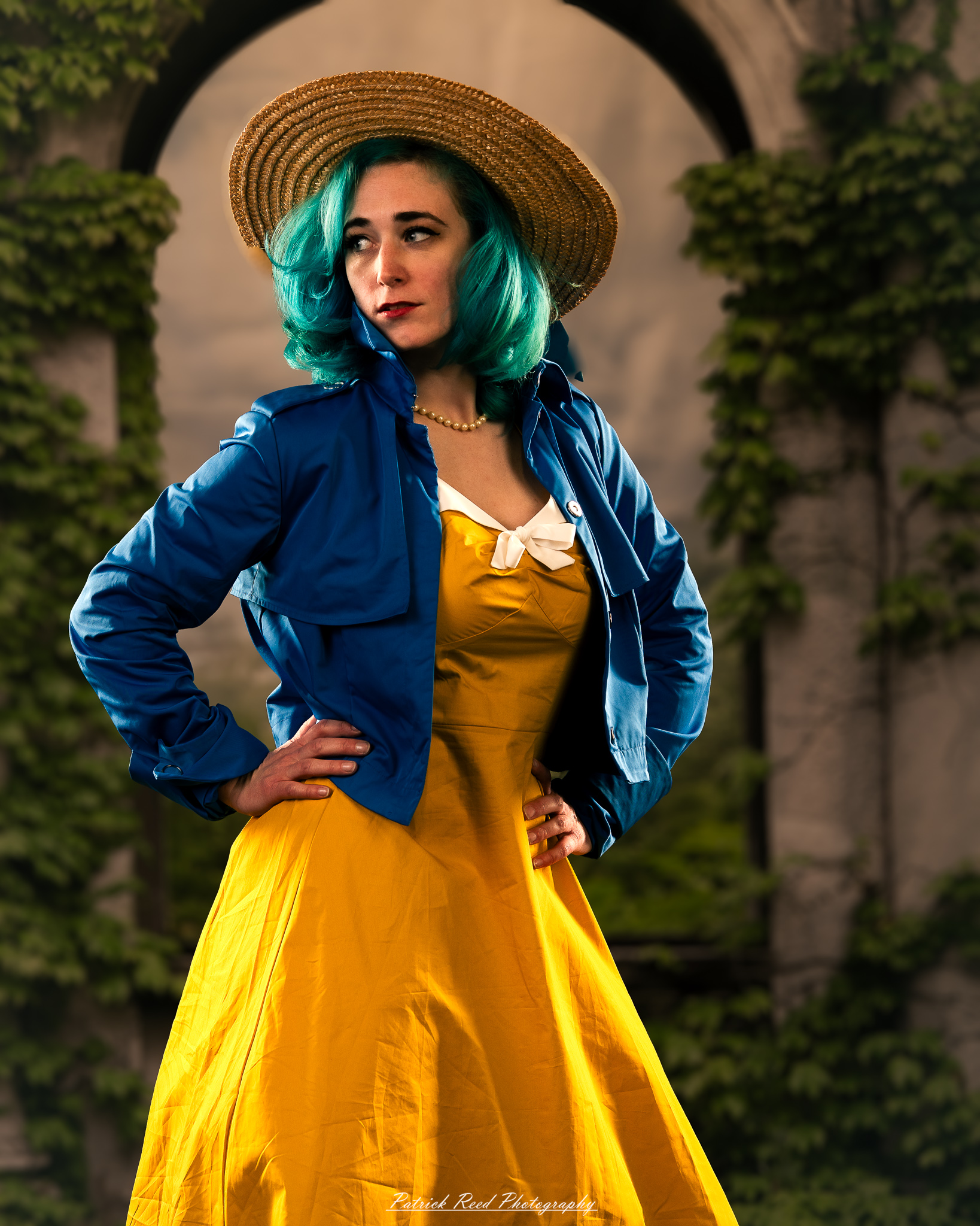 A fantasy-inspired portrait titled “Enchanted Valkyrie,” photographed on February 18, 2026. The model is styled in ethereal costume with dramatic lighting, evoking a powerful, otherworldly presence.